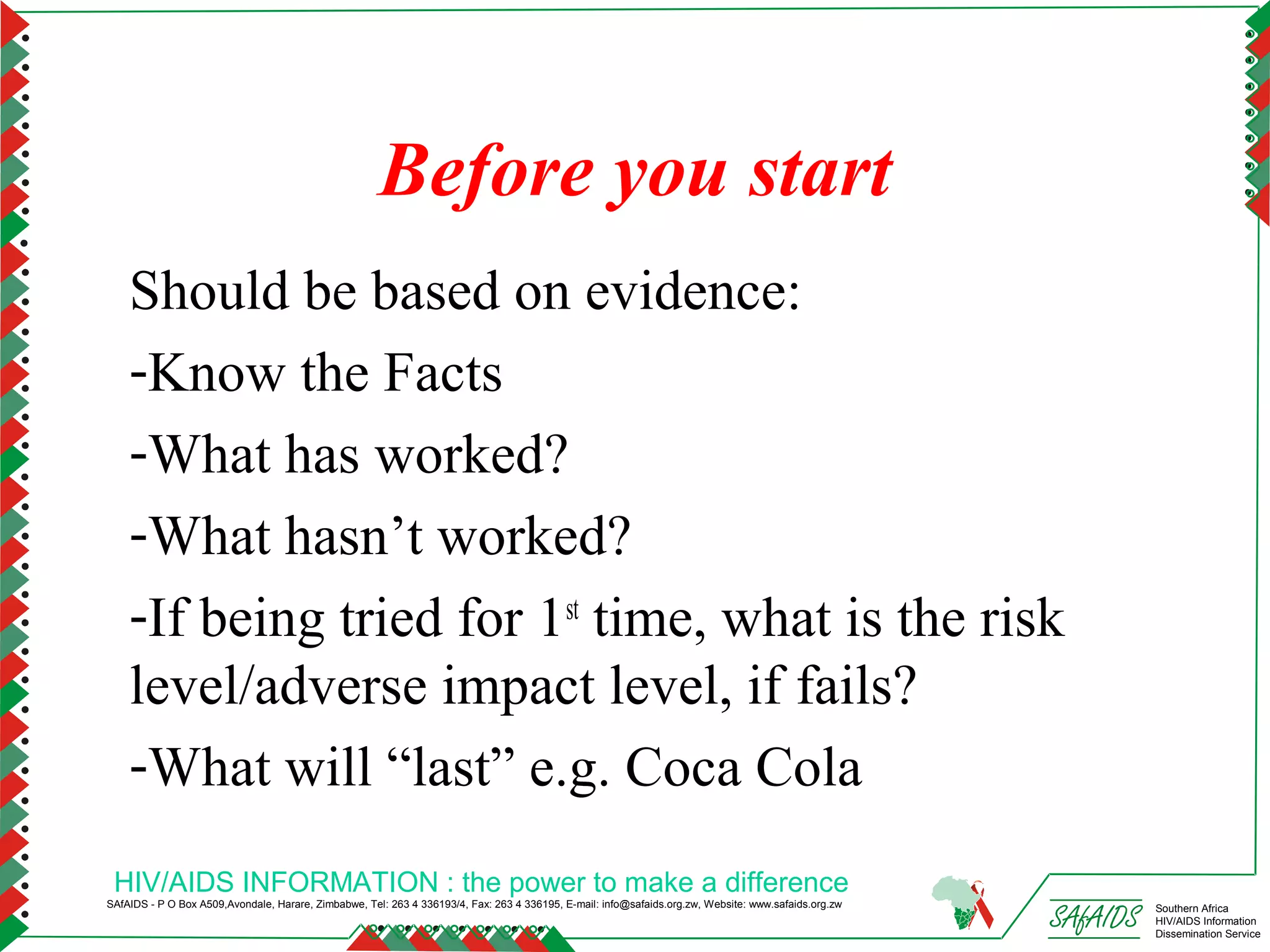 Messaging and IEC Material Development | PPT