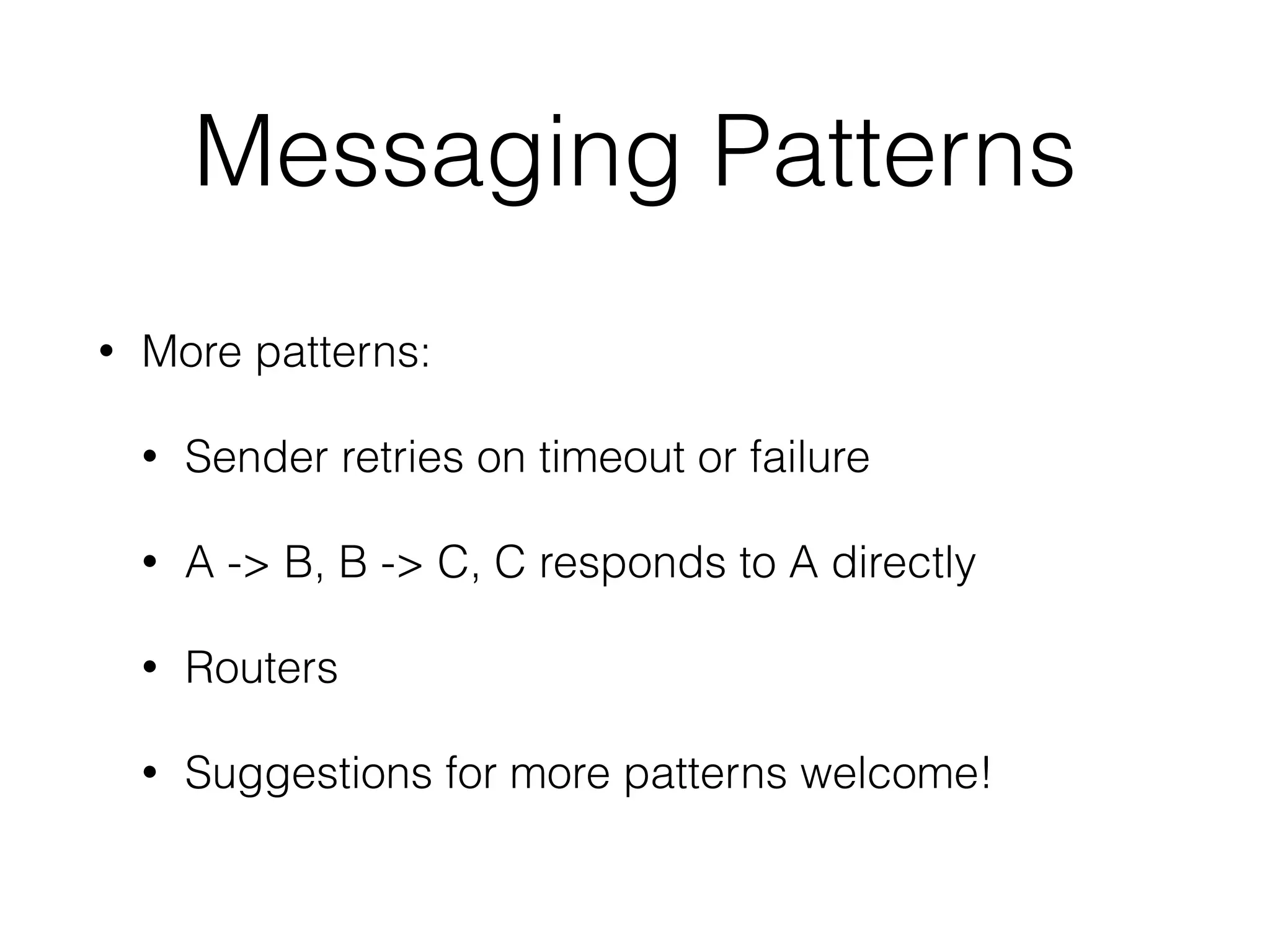 Messaging patterns | PPT