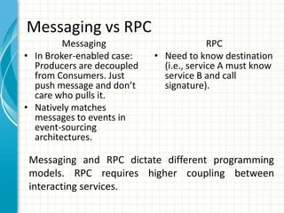 Modern Distributed Messaging and RPC | PPTX