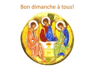 Bon dimanche à tous!
 