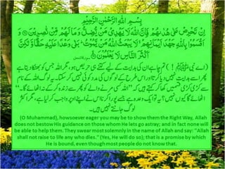 Important Messege from Holy Quran