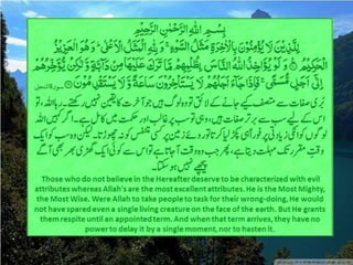 Important Messege from Holy Quran