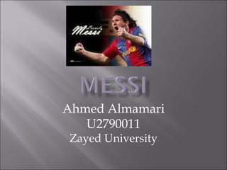 Ahmed Almamari U2790011 Zayed University 