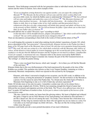 Messiah Examples Messiah in the old testament in the light of rabbinical rabbis | PDF