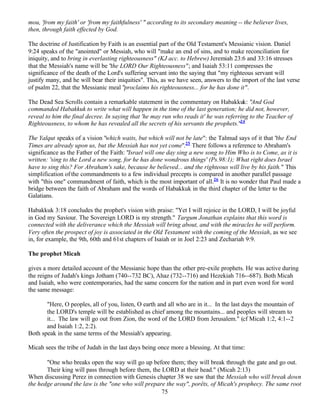 Messiah Examples Messiah in the old testament in the light of rabbinical rabbis | PDF