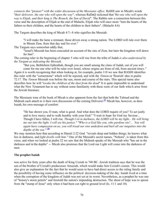 Messiah Examples Messiah in the old testament in the light of rabbinical rabbis | PDF