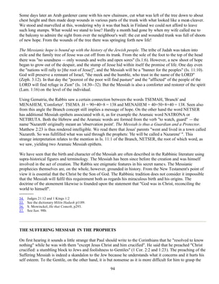 Messiah Examples Messiah in the old testament in the light of rabbinical rabbis | PDF