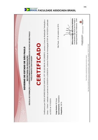 346
FACULDADE ASSOCIADA BRASIL
 