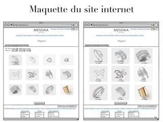 Maquette du site internet
14
 