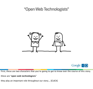 “Open Web Technologists”




First, these are two characters that you’re going to get to know over the course of this stor...