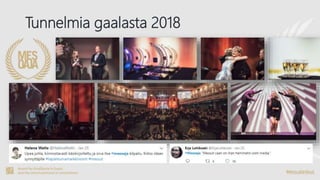Tunnelmia gaalasta 2018
 