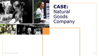 D E N T S U A E G I S N E T W O R K 6 5
CASE:
Natural
Goods
Company
 