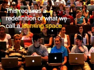 A learning space is
more than a
function and
construction of it’s
physicality
https://www.flickr.com/photos/european_parli...