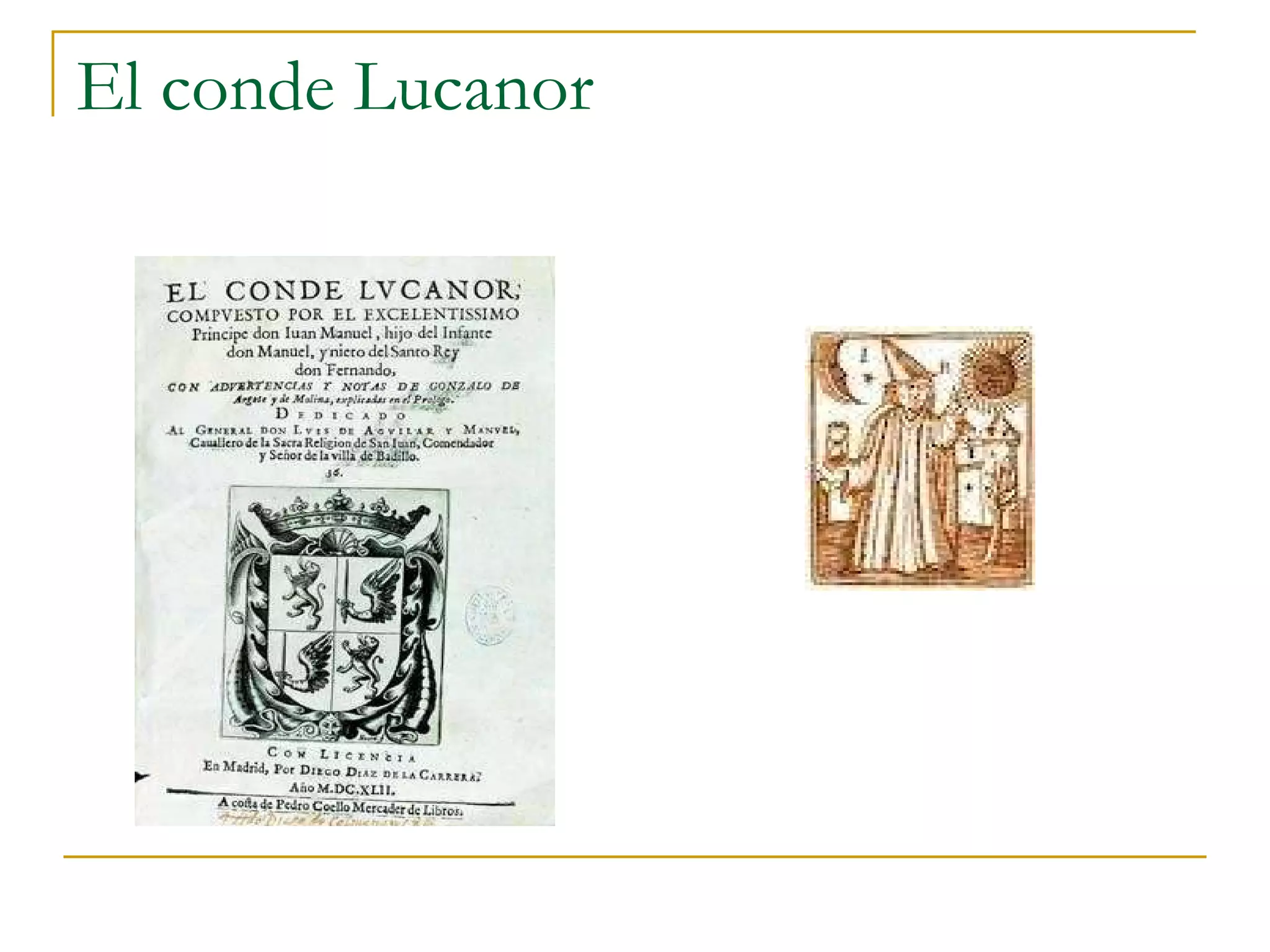 El conde Lucanor 
