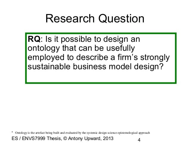 Master thesis ontology