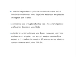 Web 2.0: estratégia e usabilidade