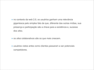 Web 2.0: estratégia e usabilidade