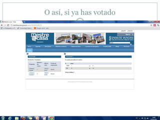 O así, si ya has votado
 