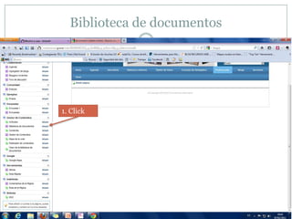 Biblioteca de documentos




1. Click
 