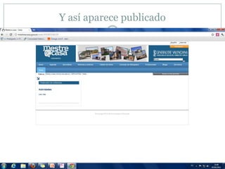 Y así aparece publicado
 