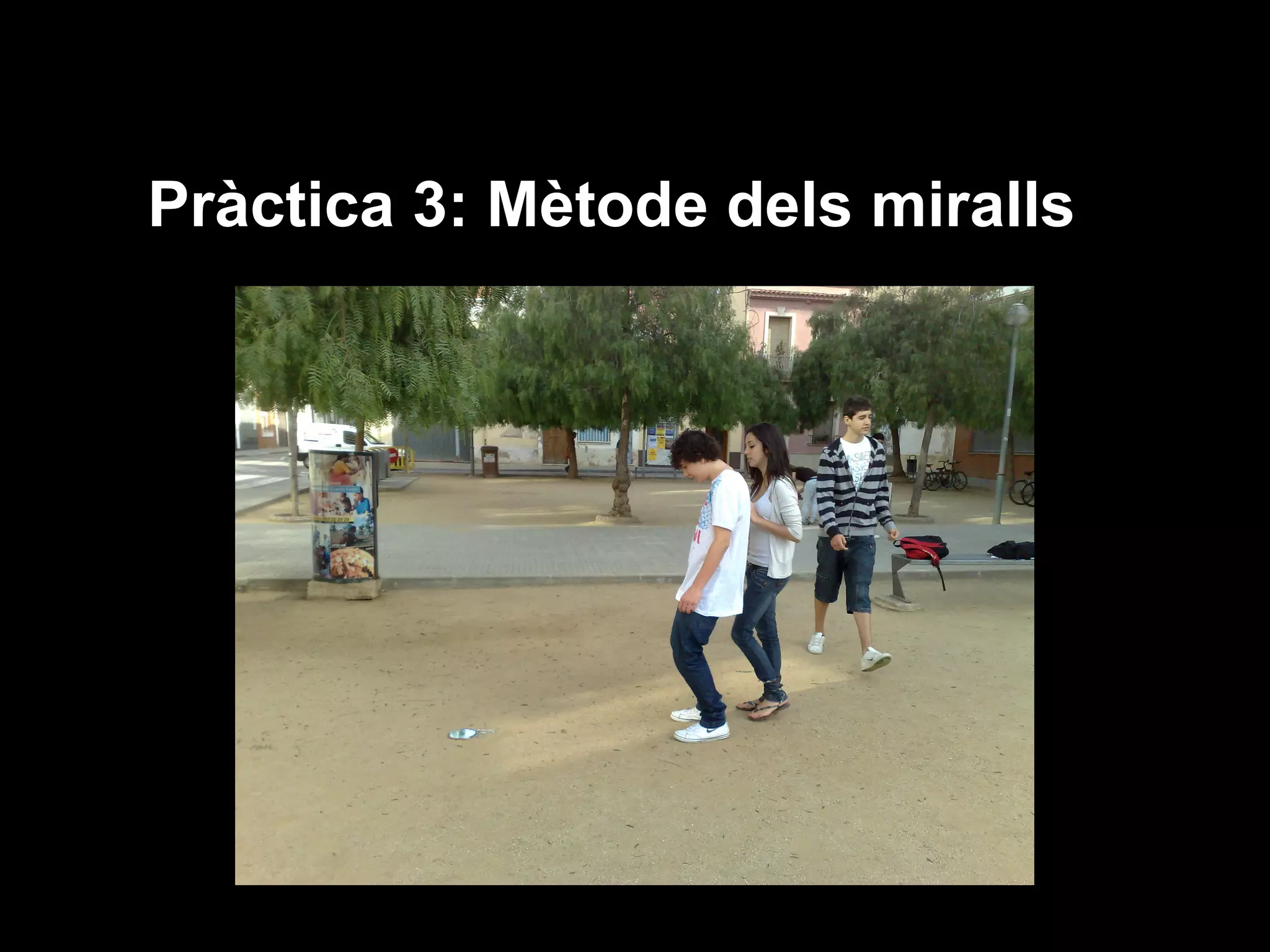 Pràctica 3: Mètode dels miralls
 