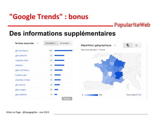 Des informations supplémentaires
 