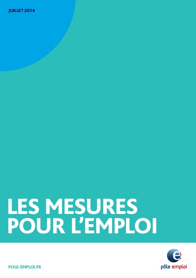 Mesures Pour L Emploi Pole Emploi Juillet 2014