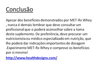 Met rx whey