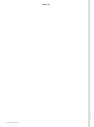 50 metropolitan
omnivore
photography:xxxxx
 