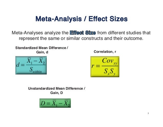 what is meta analysis
