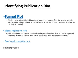 Meta analysis: Made Easy with Example from RevMan | PPTX