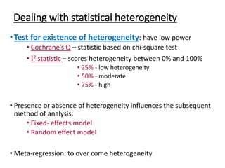 Meta analysis: Made Easy with Example from RevMan | PPTX