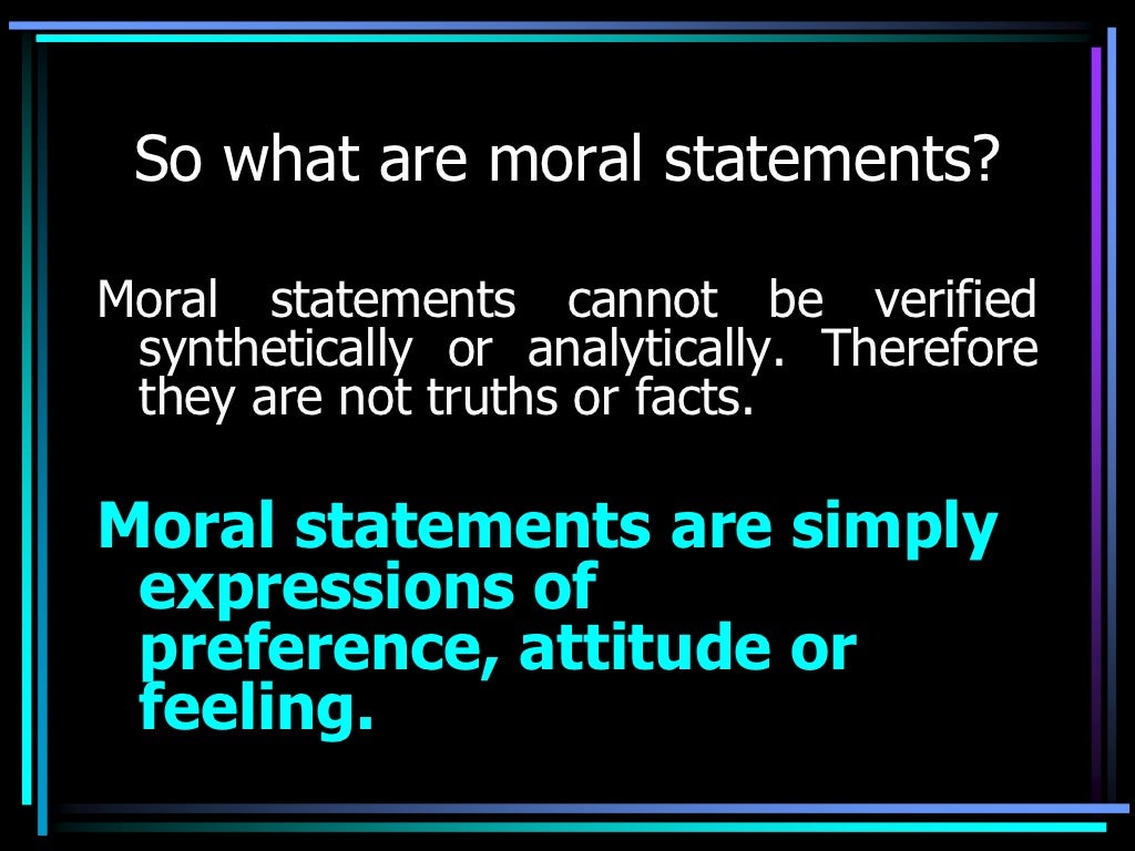Meta Ethics 1