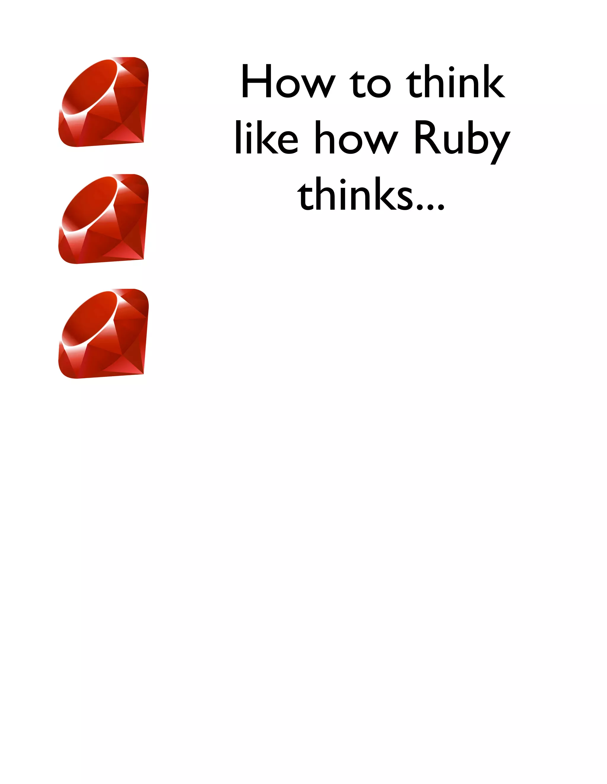 Meta Meta Programming - EuRuKo2008