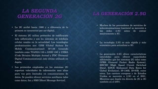 Las generaciones en los celulares | PPTX