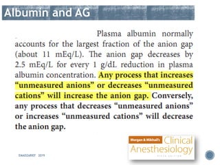 Albumin and AG
EMADZARIEF 2019
 