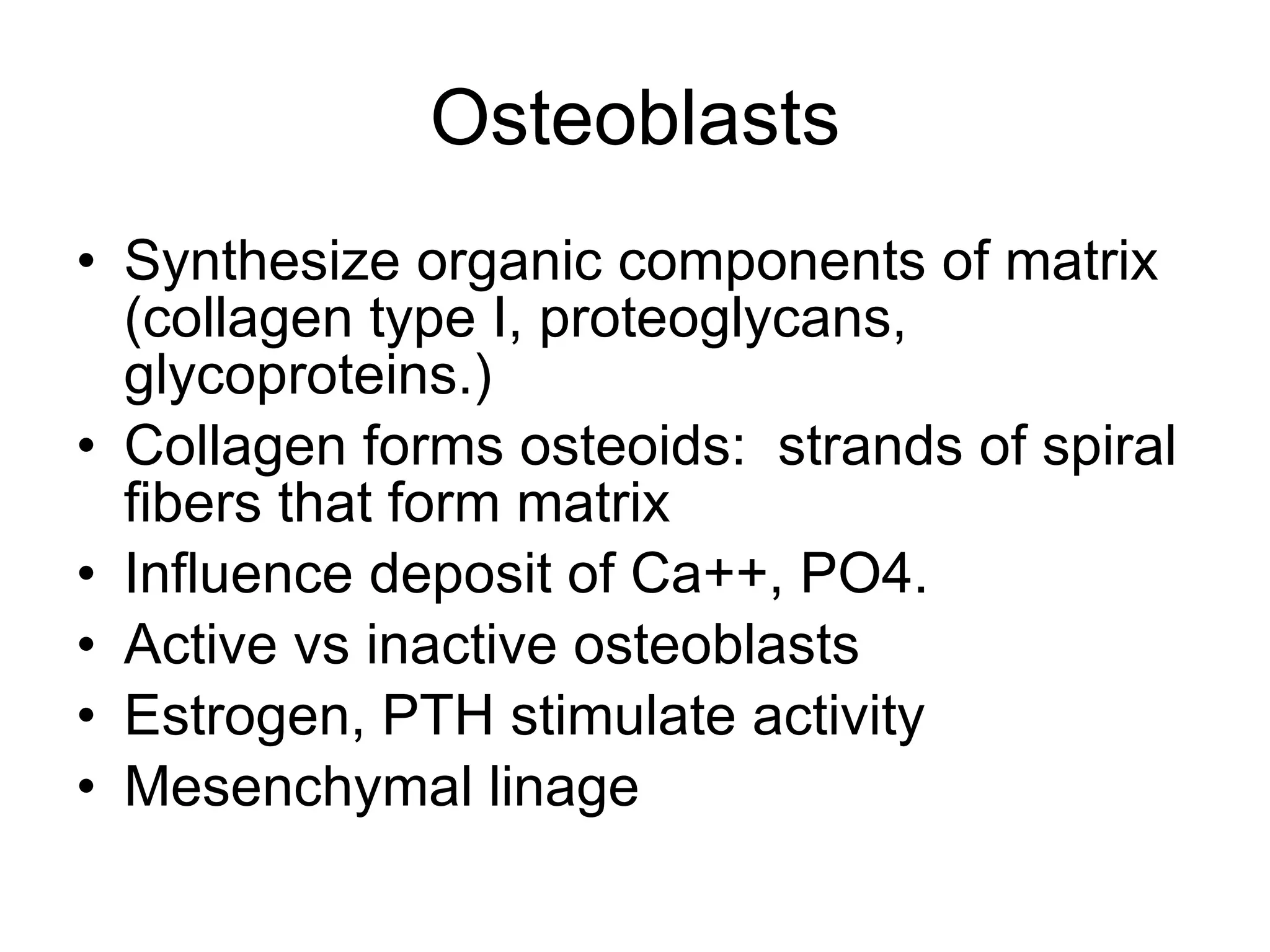Metabolic Bone Disease Molecular Biology | PPT