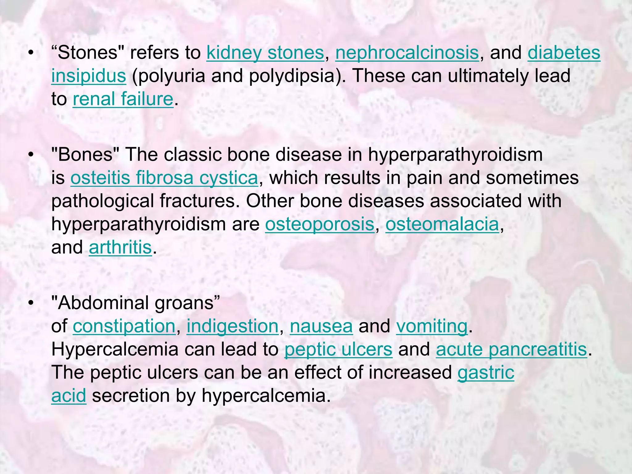 Pathologic Stones metabolic bone diseases | PPTX