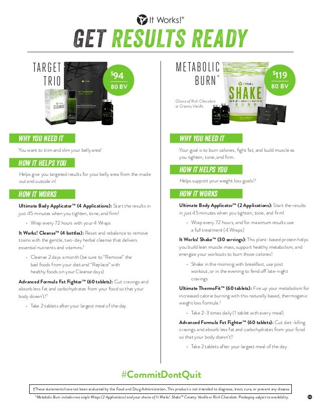 metabolic burn or targeted trio it works info bv it works