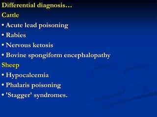 Sheep With Rabies METABOLICDISEASESOFFARMANIMALS.ppt