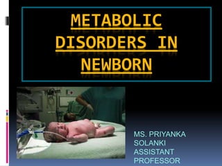 METABOLIC ISSUES IN NEWBORNS visual data 3