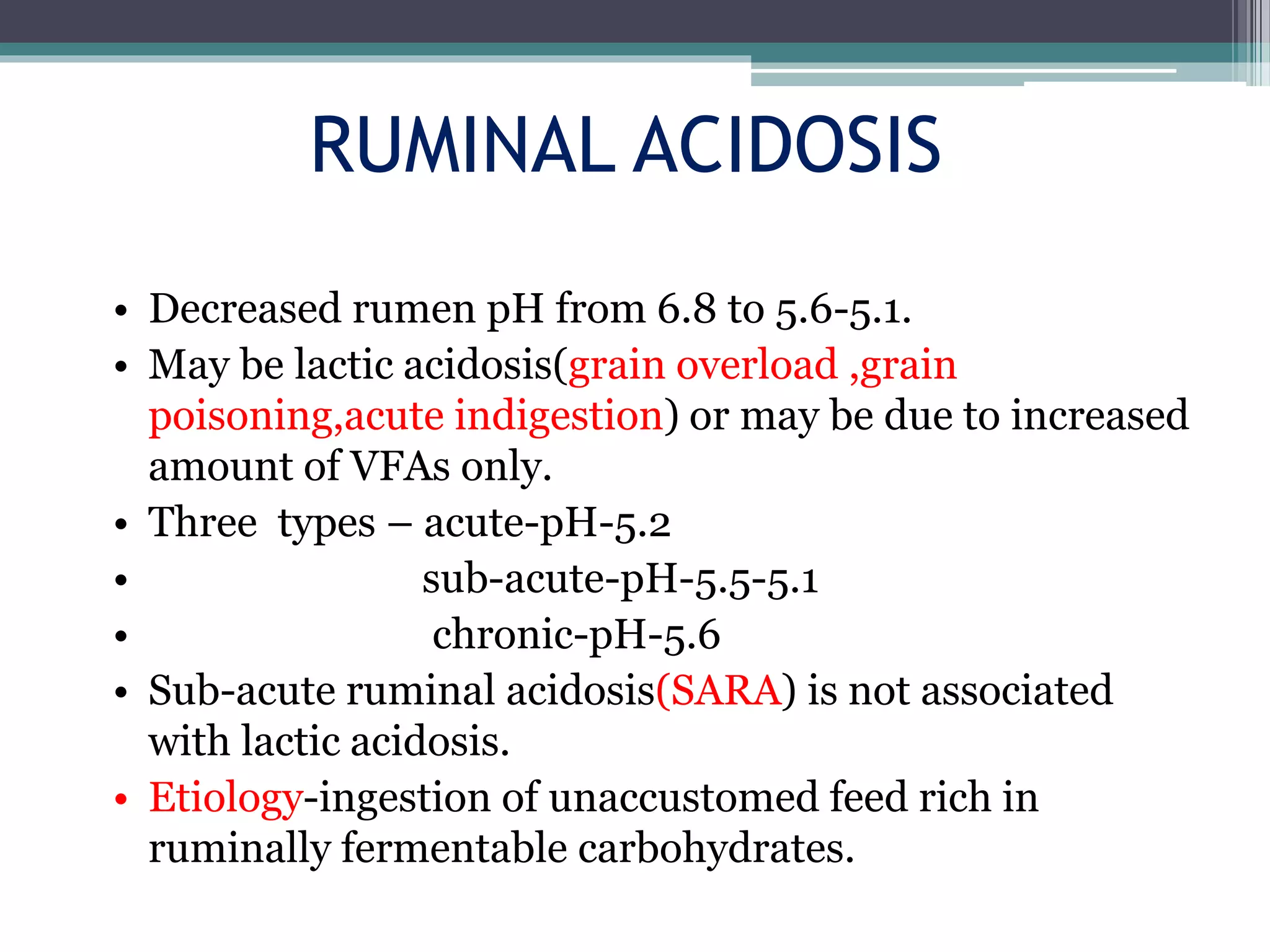 Metabolic disorders in Livestock | PPTX