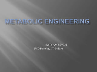 SATYAM SINGH
PhD Scholor, IIT-Indore
 