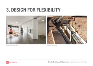 Circular Building and Infrastructure - Opportunities for New Value
3. DESIGN FOR FLEXIBILITY
MJE House by PKMN architects Expandible infrastructure
 