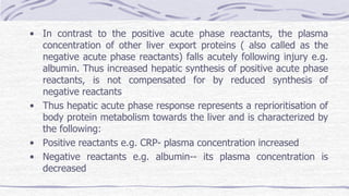 Reprioritisation Metabolic response to injury | PPTX