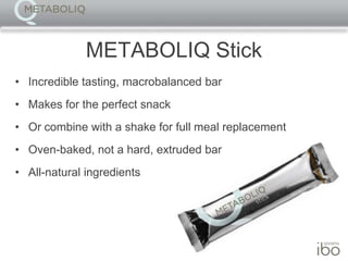 METABOLIQ macrobalanceGOOD NEWS! With macrobalance you can still enjoy most of your favorite foods! 