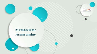 Metabolisme
Asam amino
 