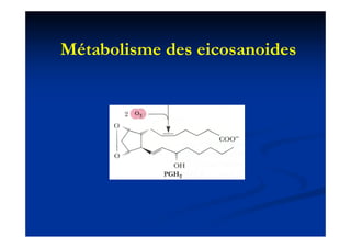 Métabolisme des eicosanoides
 