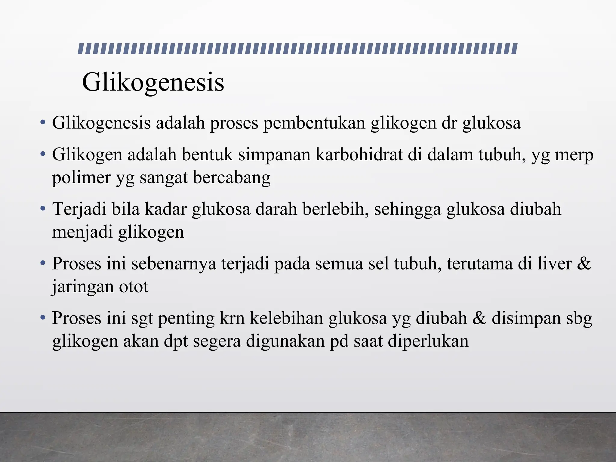 Ilustrasi proses metabolisme glukosa dalam tubuh