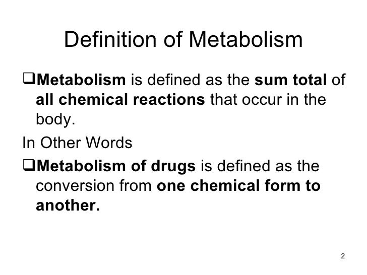 Metabolism final